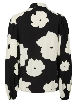 naisten paita, YASASINA LS SHIRT S Black Mille>Y.A.S Clearance