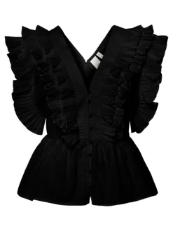 naisten paita, YASRUNA CS RUFFLE TOP>Y.A.S Sale