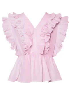 naisten paita, YASRUNA CS RUFFLE TOP><noscript><img width=