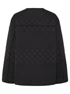 naisten tikkitakki YASLAURIE LS Padded Jacket S., musta><noscript><img width=