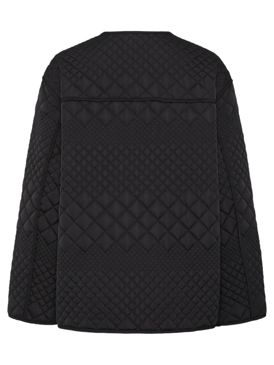 naisten tikkitakki YASLAURIE LS Padded Jacket S., musta>Y.A.S